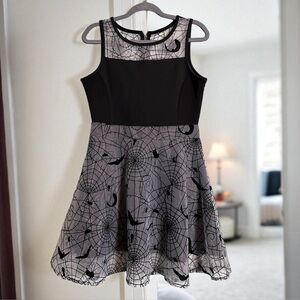 Fit & Flare Goth Dress. Spirit. Cosplay. Gothic. Halloween Costume Party. Size L